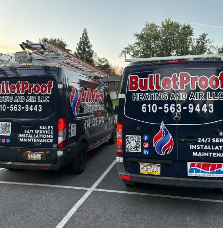 Mobile HVAC services from Bullet Proof Heating and Air in Kennett Square, PA
